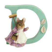 Beatrix Potter Alphabet Letter D Hunca Munca Sweeping Figurine  - $22.00