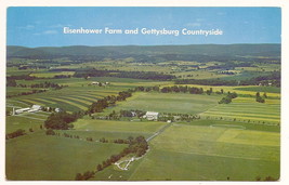 Eisenhower Farm and Gettysburg Countryside vintage Postcard Unused - $5.98