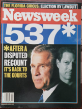 537*, The Fllorida Circus: Election by Lawsuit, Ang Lee - Newsweek Dec 4 2000 - £4.65 GBP