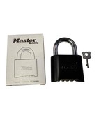 NEW Master Lock Padlock 178BLK Black Combination With Reset Tool - $16.82