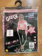 Grease Womens Pink Ladies Halloween Costume Jacket Brand New One Size Fits Most - £15.77 GBP