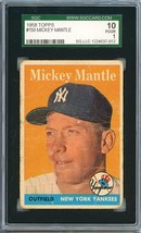 1958 Topps Mickey Mantle #150 SGC 1 P1354 - £182.14 GBP