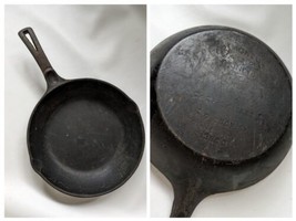 Wagner Ware Chef Skillet 9 In Cast Iron  13860 Flat Thumb Rest Clean - $108.50