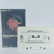 Black Sabbath Paranoid Heavy Metal Cassette Tape 1971 Warner Bros Vintage Tested - £15.62 GBP