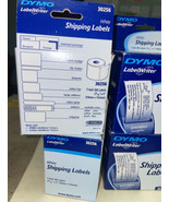 4 Ea 300ct Rolls Dymo 30256 Shipping Labels - 2 5/16 X 4&quot; Roll Label White - £25.70 GBP