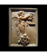 Angel-Eros with Flowers Sculpture plaque - £27.09 GBP