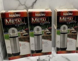 3 Intermatic Malibu CL635P Metal Bollard Light 20w Brushed Pewter Archit... - $109.99