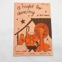 Songbook Music Play A Night for Dancing Hal H. Hopson Choristers Guild PB - $234.02 MXN