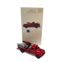 Hallmark Keepsake Ornament 1951 Red Ford Fire Engine Brigade Vintage NEW in Box - £14.92 GBP