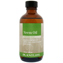 PlantLife Organic Neem Carrier Oil, Fluid 4 Ounces - £15.89 GBP