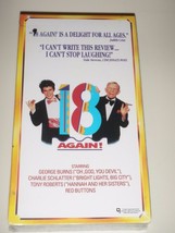 18 Again VHS Movie New Sealed In Box GEORGE BURNS CHARLIE SCHLATTER TONY... - $171.38 MXN