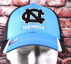 University Of North Carolina Tar Heels Black &amp; Blue Adjustable Hat By Ru... - $11.74