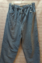 Baxter &amp; Wells ALTERED Crop Jeans L Large elastic waist drawstring women&#39;s - £11.59 GBP