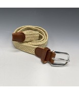 Vintage Woven Fabric Belt Synthetic Womens 40&quot;  “Vegan Leather” - €16,03 EUR