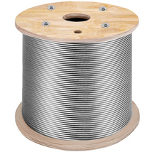 VEVOR T316 Stainless Steel Cable 3/16"x1000ft 1x19 Strands for Deck Railing - $229.99