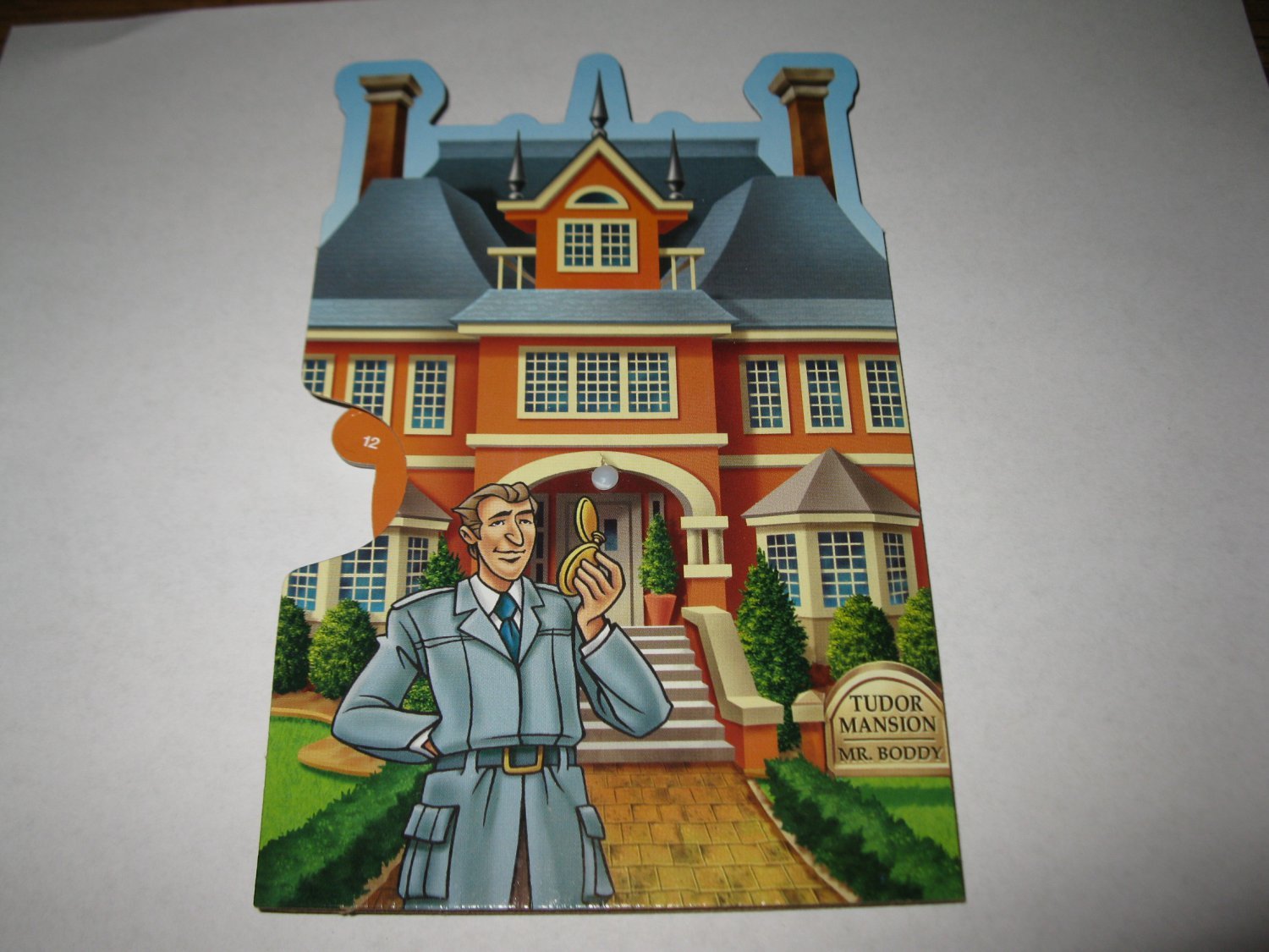 2005 Clue Mysteries Board Game Piece: Tudor Mansion orange House - $2.00