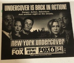 New York Undercover Tv Guide Print Ad Malik Yoba TPA10 - £4.57 GBP