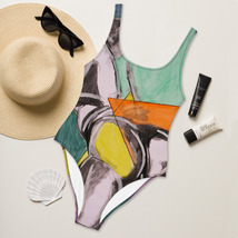 ONE-PIECE Swimsuit Melia Doride Vincente Feat P.R. D&#39;orlando&#39;s Art Handmade - £70.03 GBP