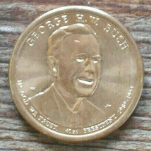 2020-D George H.W. Bush Presidential Dollar.   - £2.01 GBP