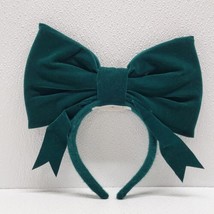 Vintage Great Pretendears Oversized Green Bow Holiday Christmas Headband - £30.46 GBP