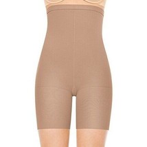 Assets Red Hot By Spanx Womens High-Waist Mid-Thigh Slimmer 1842 Barest Bare Siz - £31.26 GBP