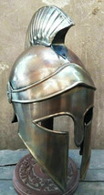 Medieval Royal Greek Corinthian helmet Knight Spartan helmet with metal Plume - £61.98 GBP