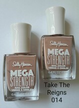 SALLY HANSEN Mega Strength Nail Color &quot;TAKE THE REIGNS&quot; #014 (Lot of 2) ... - $11.56