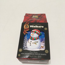 Empty cardboard box snowman box for Walkers mini shortbread festive shapes - £15.78 GBP