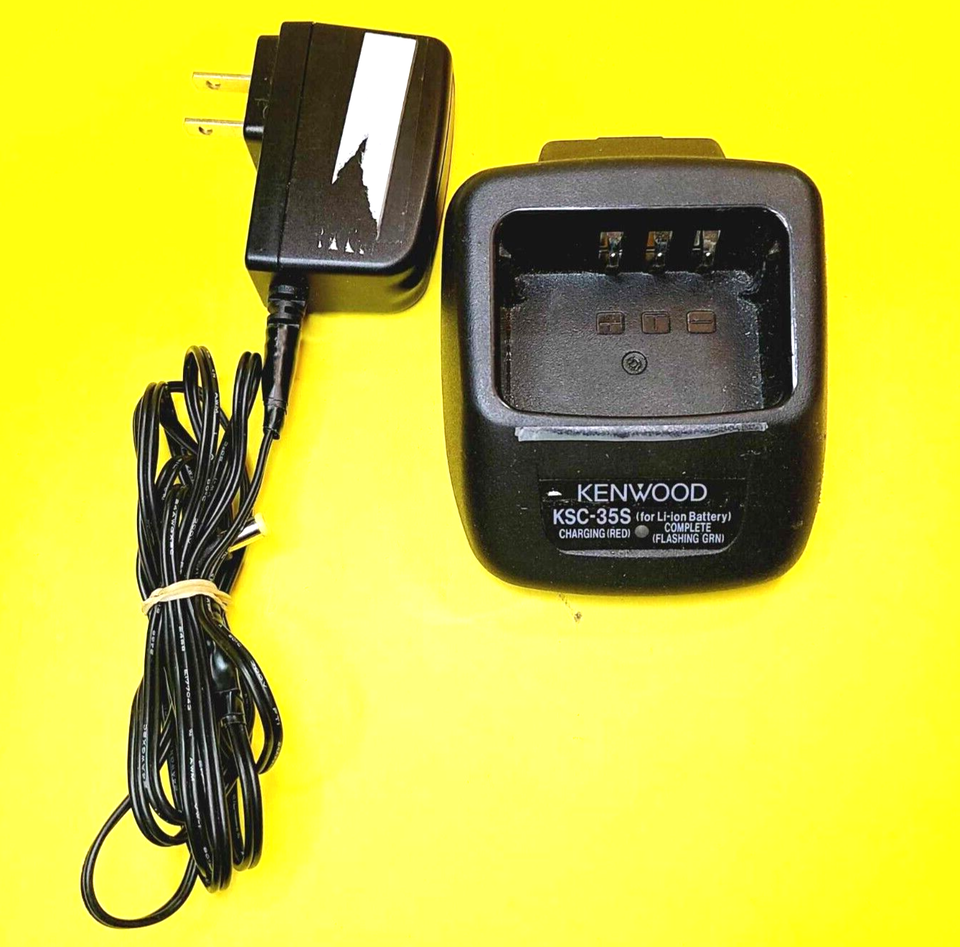 KENWOOD KSC-35S RAPID CHARGER FOR RADIO TK-3000 TK-2000 TK-3207 + POWER ... - $27.32