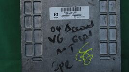 04 Honda Accord v6 MT ECU ECM Eng Control Module & Ignition Switch 37820-RCA-L24 image 2