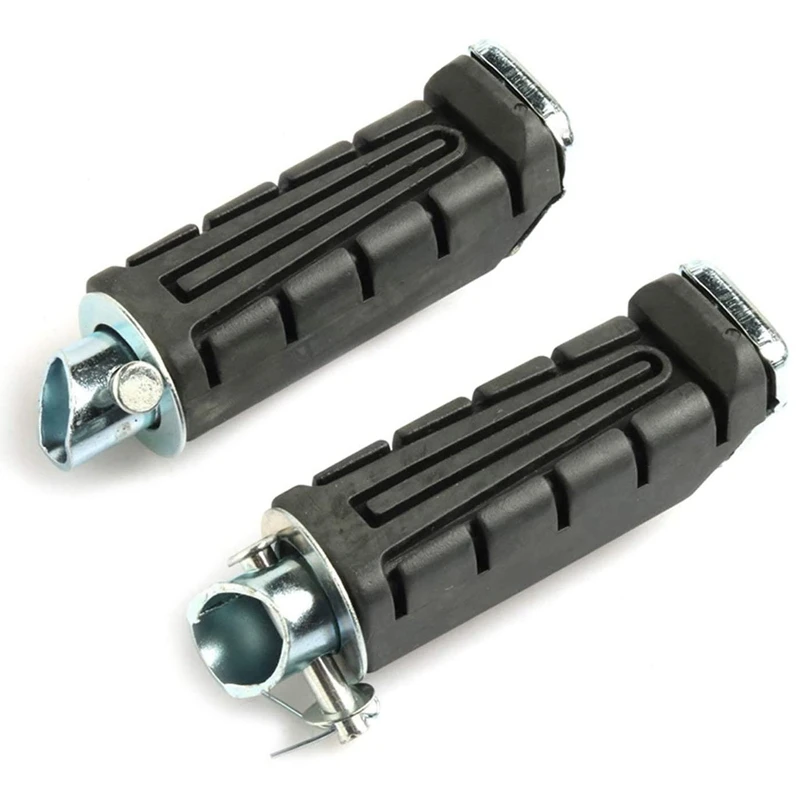 NEW-Moto Black Rear Footrest Foot Pegs Pedals Left &amp; Right Motorcycle Ru... - $22.92