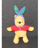 Winnie the Pooh Easter Bunny Plush Toy 7 Inches 1999 - £6.21 GBP