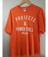 Home Depot &quot;Projects &amp; Power Tools Since 1979&quot; T-Shirt, Orange, Men&#39;s XL - $14.99