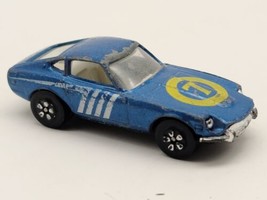 VINTAGE PlayArt Fastwheels Peelers 1/64 Datsun 240Z Blue Made Hong Kong - $20.34
