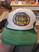 Vntg Mesh Snapback Ropebill Trucker Hat/Cap KKBC FM 97 - $12.86