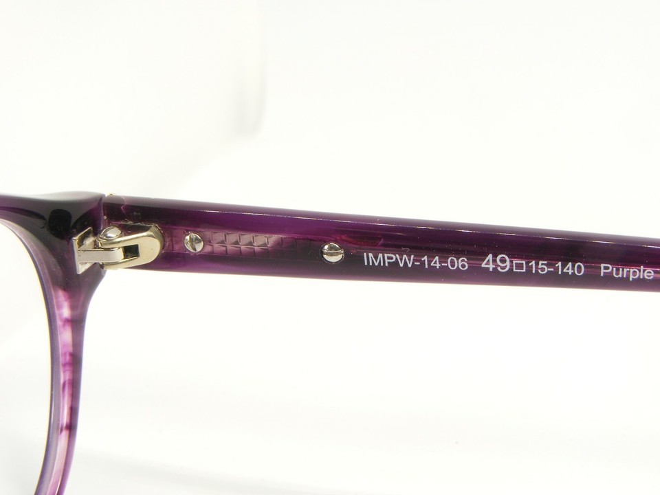 NEW W/ TAG IMPRESSION IMPW-14-06 PURPLE EYEGLASSES GLASSES FRAME 49-15-140mm Item image 8