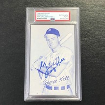 1980 Hall Of Fame George Kell Signed Exhibit Card PSA/DNA Auto Slabbed Autograph - £47.54 GBP