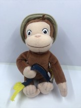 Curious George Monkey Yellow Soft Plush 7&quot; - £7.08 GBP