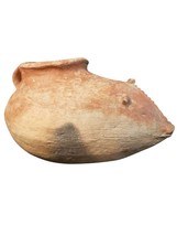 Pre Columbian Pottery Effigy Figure Breast Shaped Jar 1 - £284.92 GBP