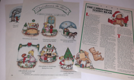 Joan Walsh Anglund Christmas Is Love/ Teddy Bear 4pg Magazine Pullout 80s - £7.74 GBP