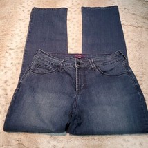 NYDJ Higher Rise Darker Blue Skinny Jeans Size 4 - £29.03 GBP