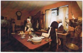 Postcard Kitchen Maids Bellevue House National Historic Site Kingston Ontario - £3.09 GBP
