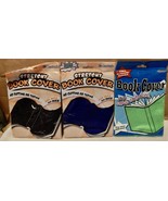 Stretchy Book Cover It’s Academic 3 Pack 8 1/2” x 11” Free Bookmarks NIB... - $179.00 MXN