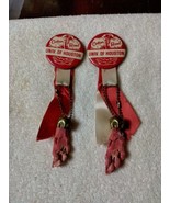 University of Houston Cotton Bowl Dallas, Texas two pin backs with foot ... - $45.00