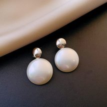 Temperament Fashion Pearl Earrings 2021 New Jewelry Korean Styles Statement Brin - £7.68 GBP