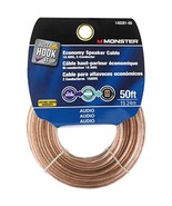 Monster Cable Speaker Wire Economy Grade 50 &#39; Card - £24.90 GBP