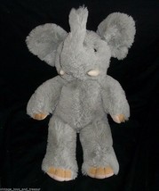 16" 2001 The Bear Factory Baby Gray Elephant Soft Stuffed Animal Plush Toy Doll - $11.40
