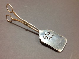 JL Silver Plated Tongs Vintage NS Sherfield England Vtg Nice - £22.38 GBP