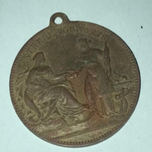 German Workers Strebe Vorwarts 1865 1890 Jubilaums Medaille Medal Newspaper Coin - £270.45 GBP