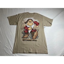 Seven Dwarfs Tshirt Mens Medium Beige Short Sleeve Disney World Snow Whi... - $5.11